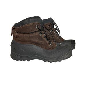 Itasca Thinsulate Hunting Boots Mens Size 12 Brown Leather Upper Suede
